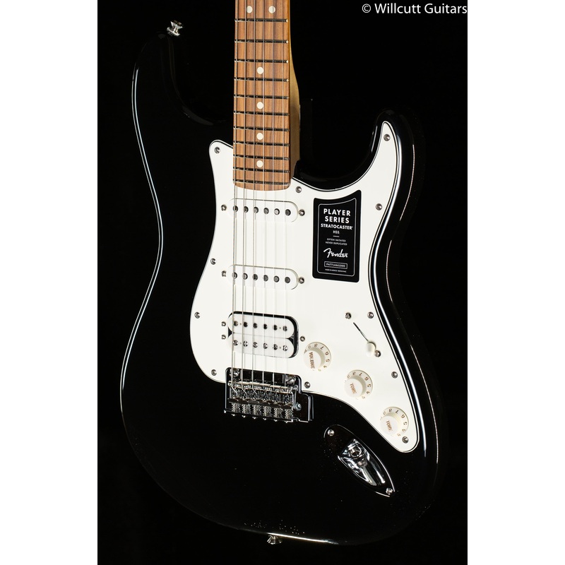 Fender  Player Stratocaster HSS Plus Top, Pau Ferro Fingerboard, Black (025) - ULT975560812797