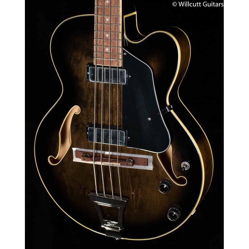 Ibanez Artcore AFB200TKS Hollow Body Bass Transparent Black Sunburst Bass Guitar - ULT975560813009