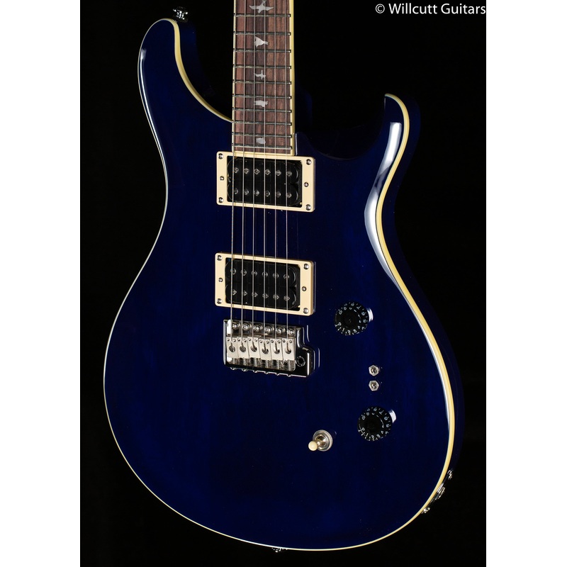 PRS SE Standard 24-08, Carved Mahogany body Translucent Blue (519) - ULT975560812842