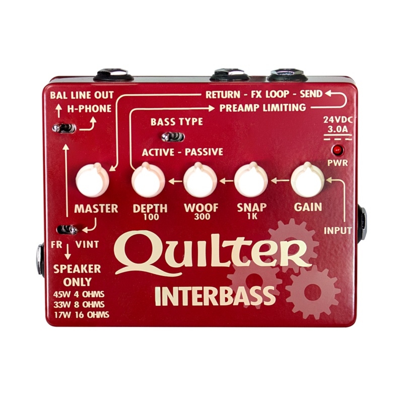Quilter INTERBASS 45 watt Bass amp in a pedal - ULT975560812907