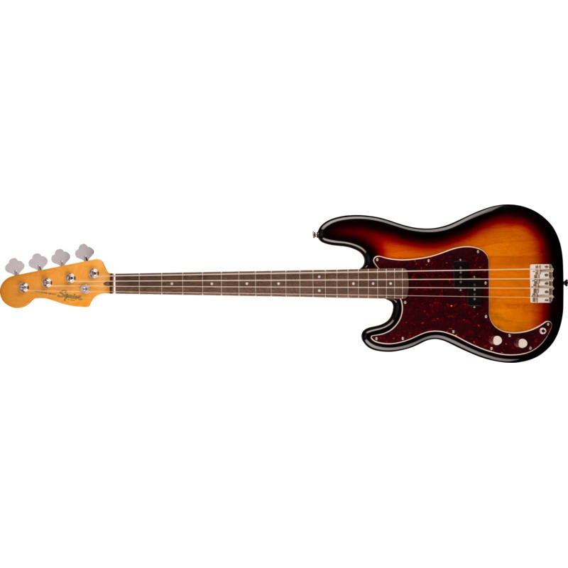 Squier Classic Vibe '60s Precision Bass Left-Handed, Laurel Fingerboard, 3-Color Sunburst Bass Guitar - ULT975560812878