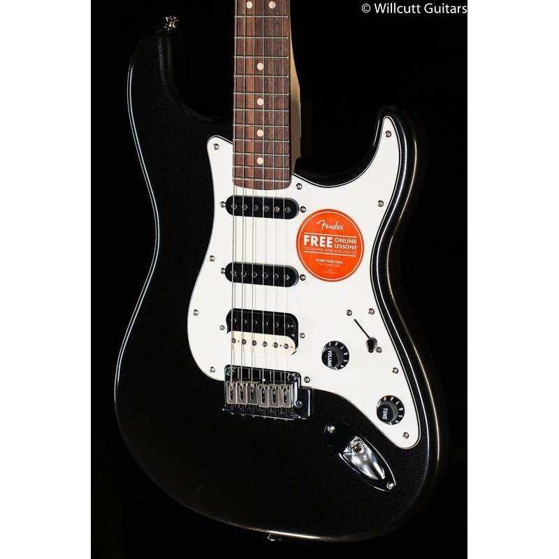 Squier Contemporary Stratocaster HSS Laurel Fingerboard Black Metallic - ULT975560812867