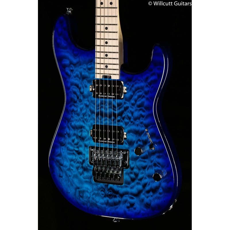 Charvel Pro-Mod San Dimas Style 1 HH FR M QM, Maple Fingerboard, Chlorine Burst (458) - ULT975560812597