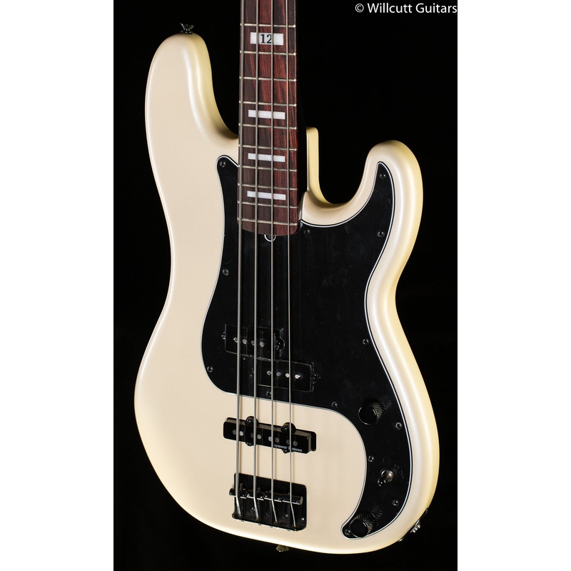 Fender Duff McKagan Deluxe Precision Bass, Rosewood Fingerboard, White Pearl (138) Bass Guitar - ULT975560812657