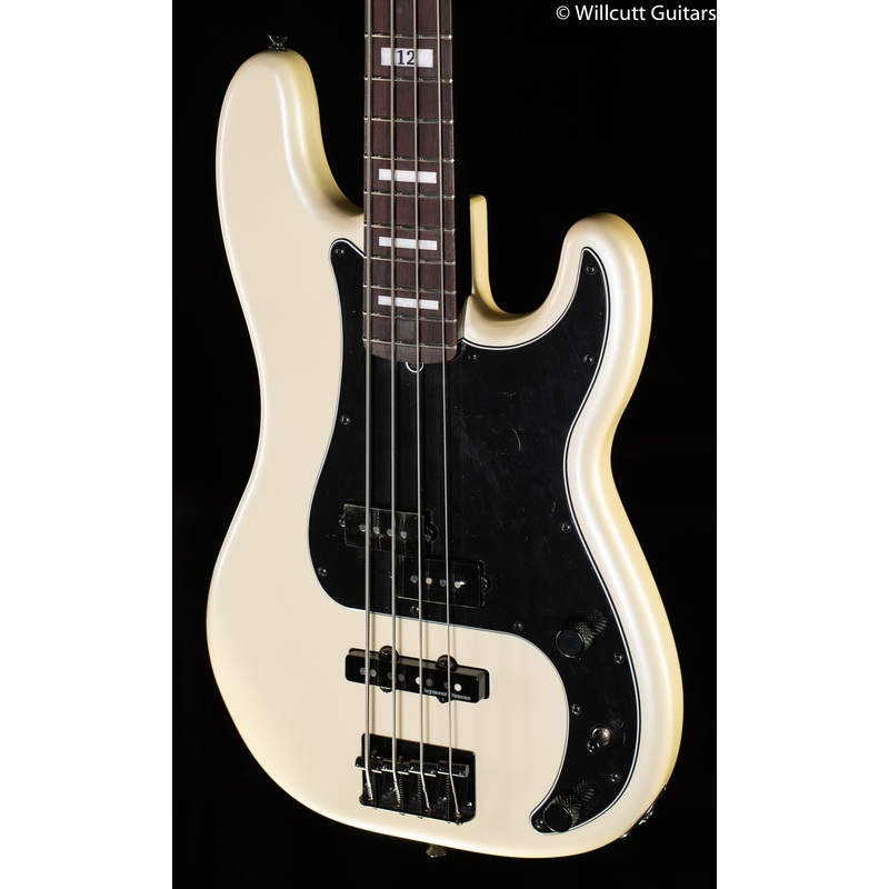 Fender Duff McKagan Deluxe Precision Bass Rosewood Fingerboard White Pearl (161) Bass Guitar - ULT975560812626
