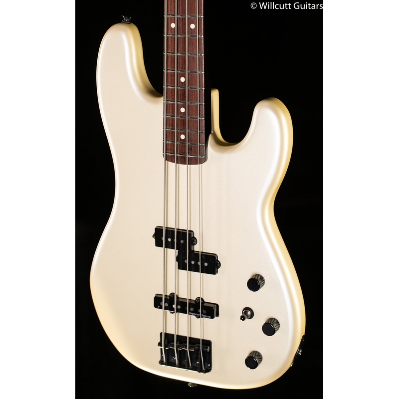 Fender Duff McKagan Precision Bass, Rosewood Fingerboard, Pearl White (216) Bass Guitar - ULT975560812431