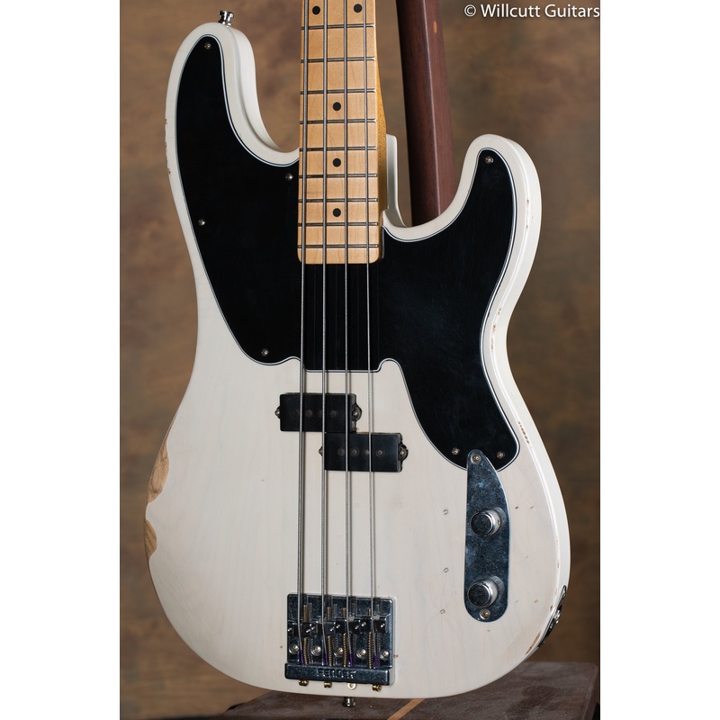 Fender Mike Dirnt Road Worn Precision Bass White Blonde Maple - ULT975560812443