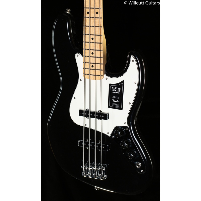 Fender Player Jazz Bass, Maple Fingerboard Black (723) Bass Guitar - ULT975560812727