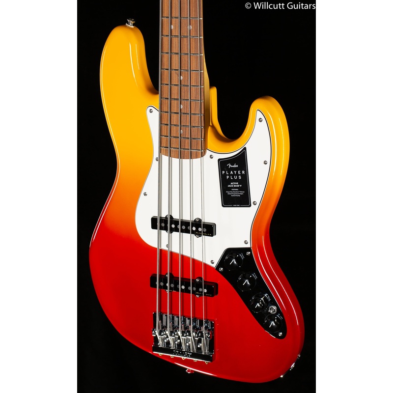 Fender Player Plus Jazz Bass V, Pau Ferro Fingerboard, Tequila Sunrise (380) Bass Guitar - ULT975560812723
