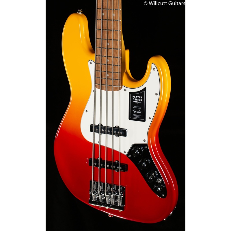 Fender Player Plus Jazz Bass V Pau Ferro Fingerboard Tequila Sunrise (633) Bass Guitar - ULT975560812658