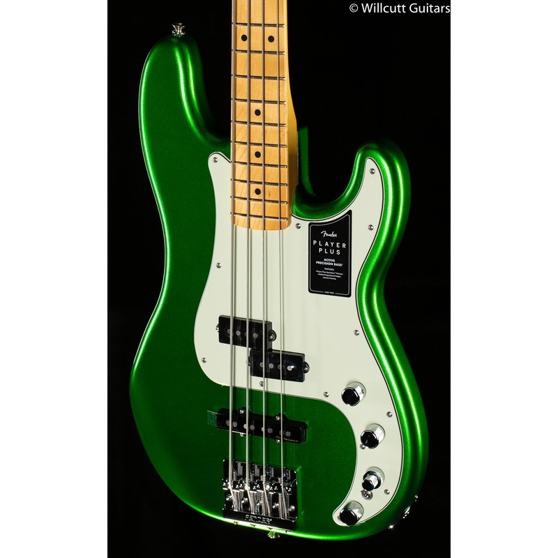 Fender Player Plus Precision Bass Maple Fingerboard Cosmic Jade (863) Bass Guitar - ULT975560812630