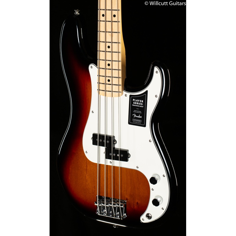 Fender Player Precision Bass Maple Fingerboard 3-Color Sunburst (728) Bass Guitar - ULT975560812669