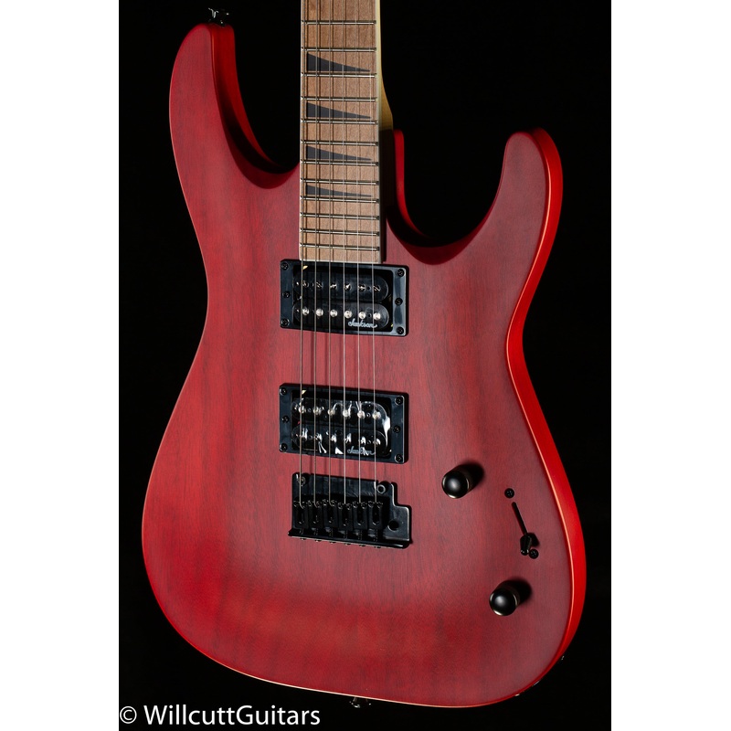 Jackson JS Series Dinky Arch Top JS24 DKAM, Caramelized Maple Fingerboard, Red Stain (381) - ULT975560812458