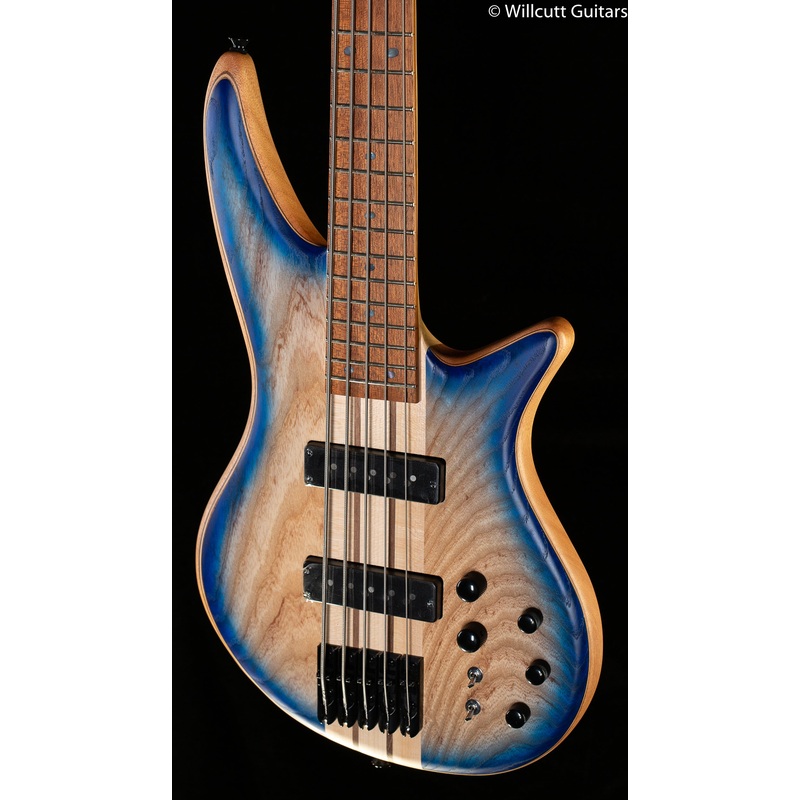 Jackson Pro Series Spectra Bass SBA V Caramelized Jatoba Fingerboard Blue Burst Bass Guitar (986) - ULT975560812661