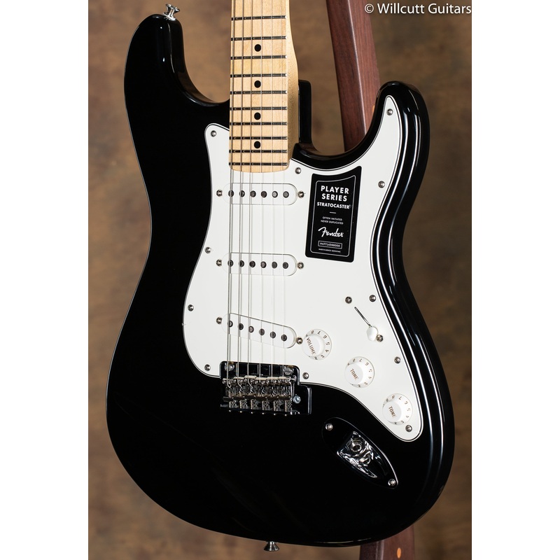 2019 Fender Player Stratocaster Black Maple - ULT975560812261