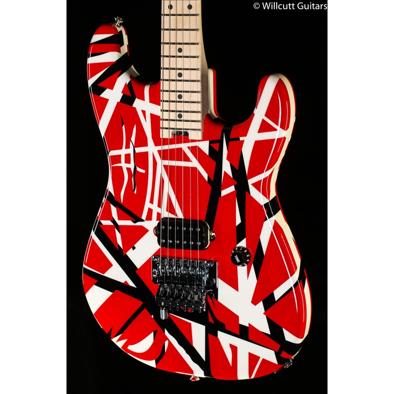 EVH Striped Series Red with Black Stripes (030) - ULT975560812282