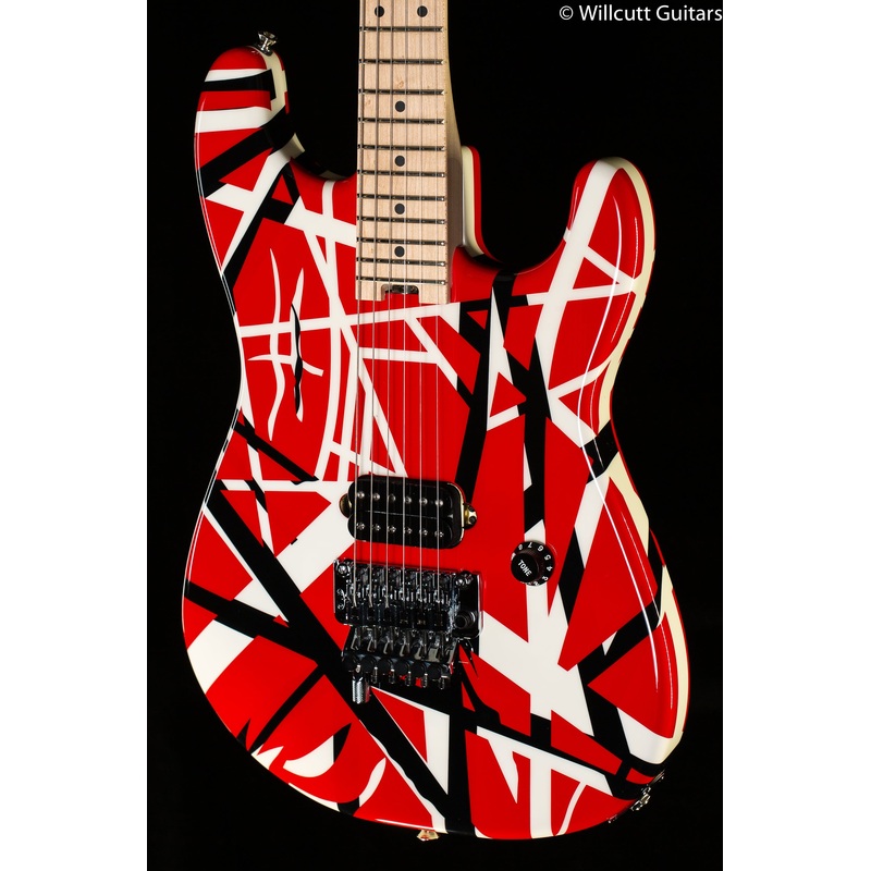 EVH Striped Series Red with Black Stripes (151) - ULT975560812236