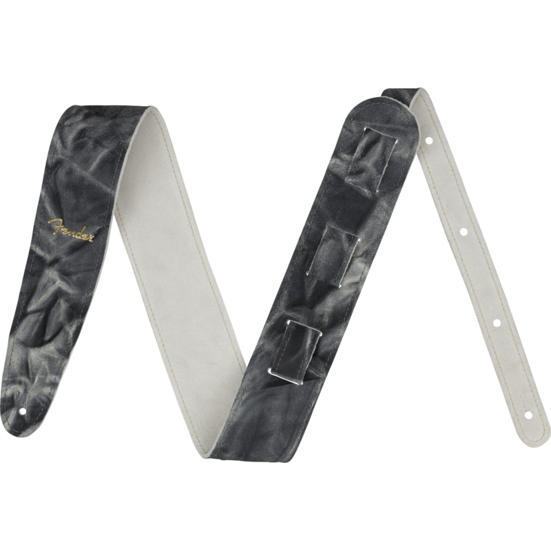 Fender 2" Tie Dye Leather Strap - ULT975560812271