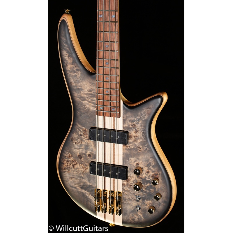 Jackson Pro Series Spectra Bass SBP IV Caramelized Jatoba Fingerboard Transparent Black Burst Bass Guitar (159) - ULT975560812188