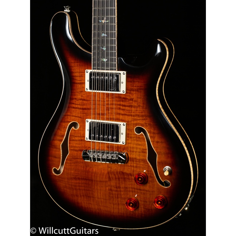 PRS SE Hollowbody II Piezo, Maple top Black Gold (784) - ULT975560812168