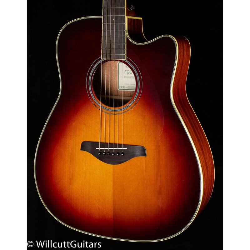 Yamaha FGC-TA TransAcoustic Brown Sunburst (657) - ULT975560812174