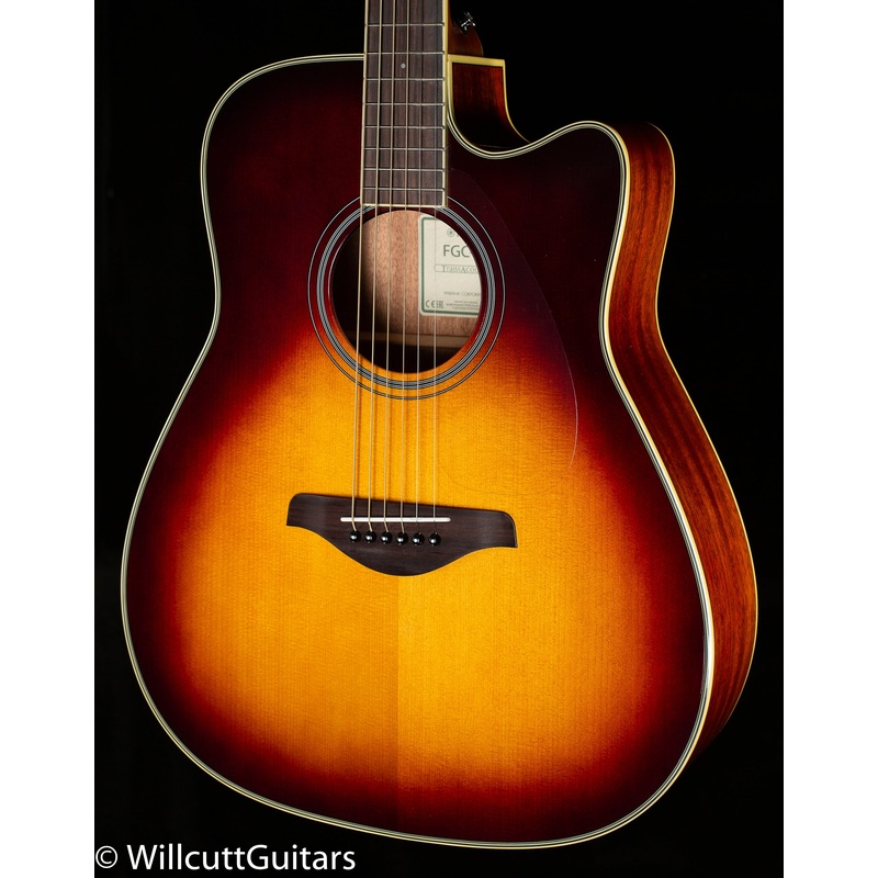 Yamaha FGC-TA TransAcoustic Brown Sunburst (688) - ULT975560812171