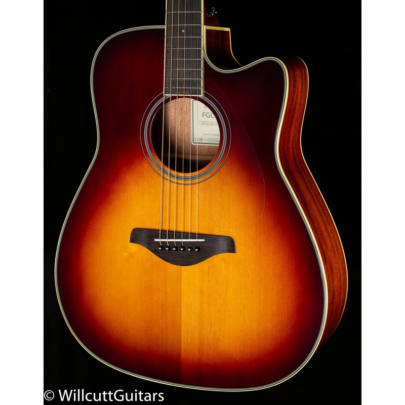 Yamaha FGC-TA TransAcoustic Brown Sunburst (705) - ULT975560812170