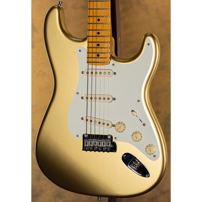 2021 Fender Lincoln Brewster Stratocaster Aztec Gold - ULT975560811579