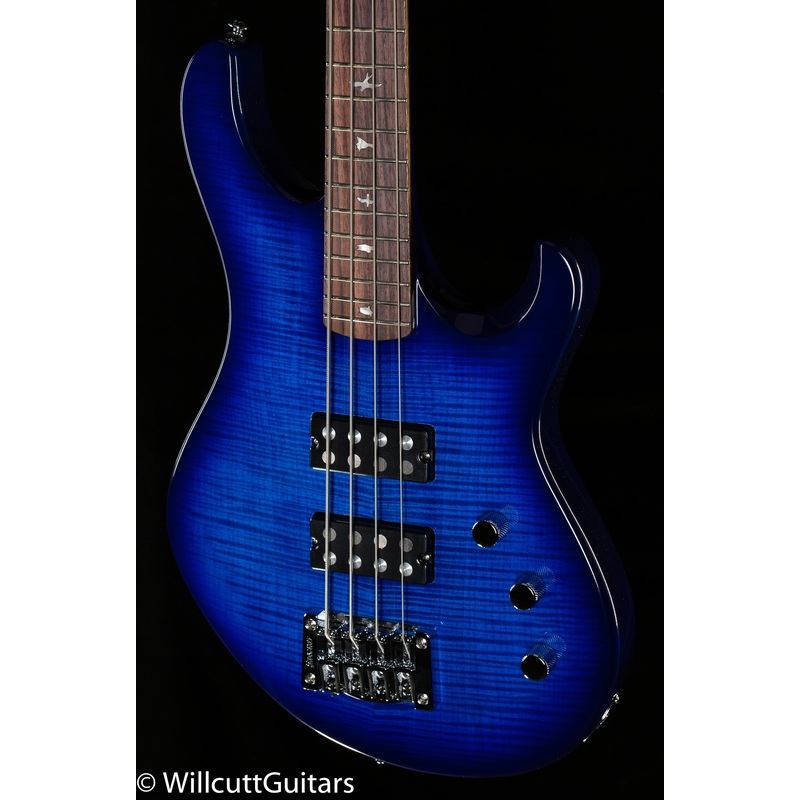 2022 PRS SE Kingfisher Bass Faded Blue Wraparound Burst Bass Guitar (876) USED - ULT975560811946