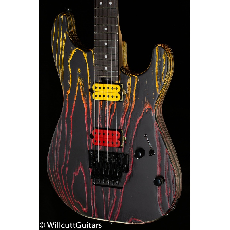Charvel Pro-Mod San Dimas Style 1 HH FR E Ash Ebony Fingerboard Sunburn (337) - ULT975560811451