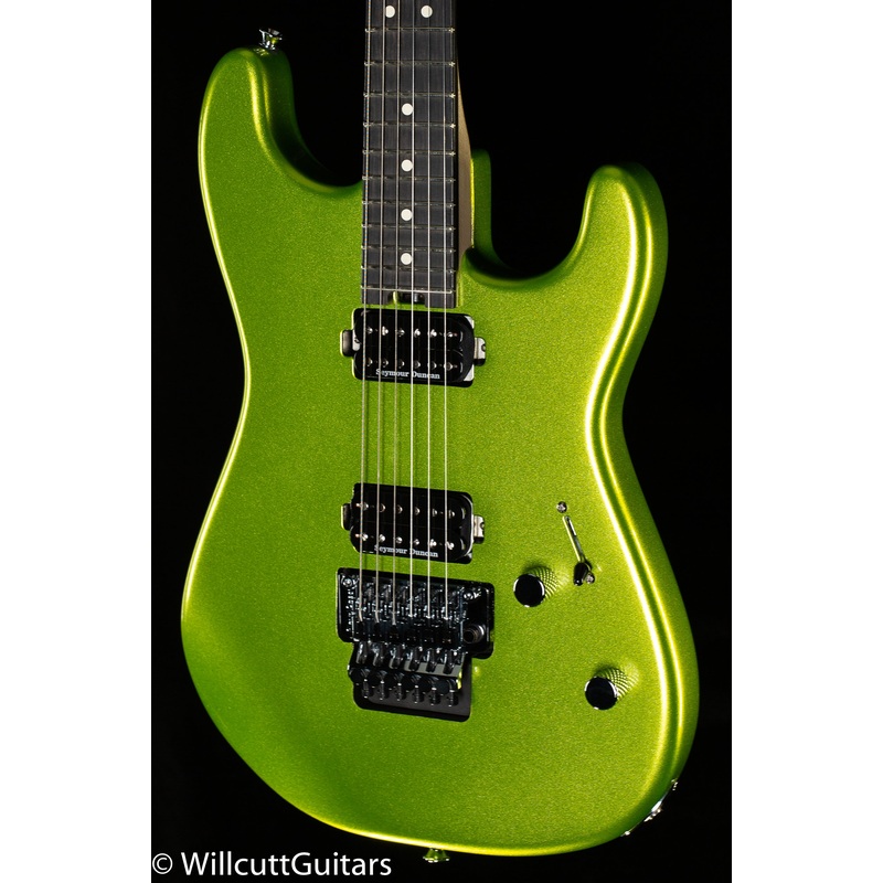 Charvel Pro-Mod San Dimas Style 1 HH FR E Ebony Fingerboard Lime Green Metallic (869) - ULT975560811950