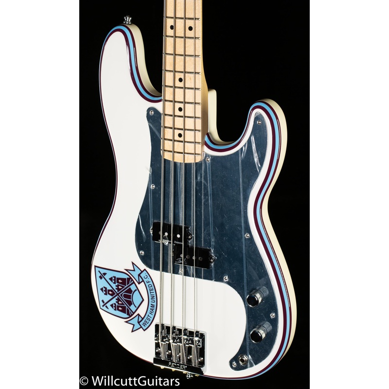 Fender Steve Harris Precision Bass Maple Fingerboard Olympic White (224) - ULT975560811358