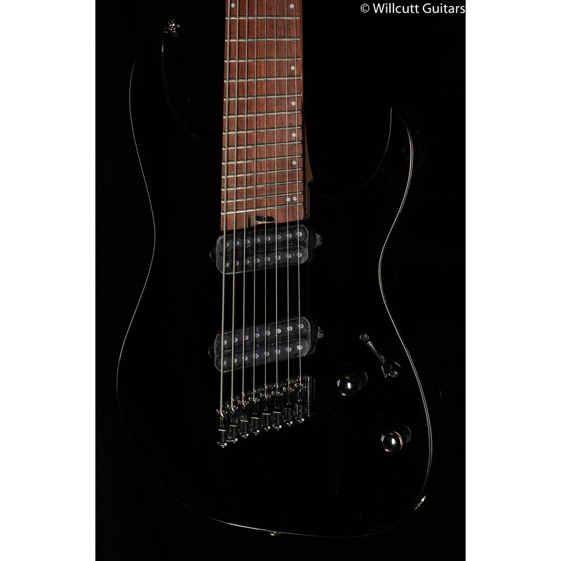 Ibanez RGMS8BK Multi-scale 8-String Black (838) - ULT975560811713