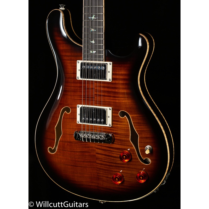 PRS SE Hollowbody II Piezo, Maple top Black Gold (958) - ULT975560811751
