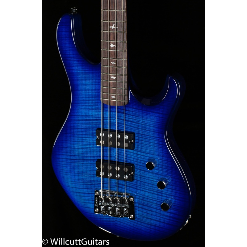 PRS SE Kingfisher bass, Faded Blue Wraparound Burst Bass Guitar (771) - ULT975560811945