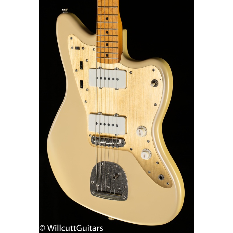 Squier 40th Anniversary Jazzmaster Vintage Edition Maple Fingerboard Satin Desert Sand (886) - ULT975560811380