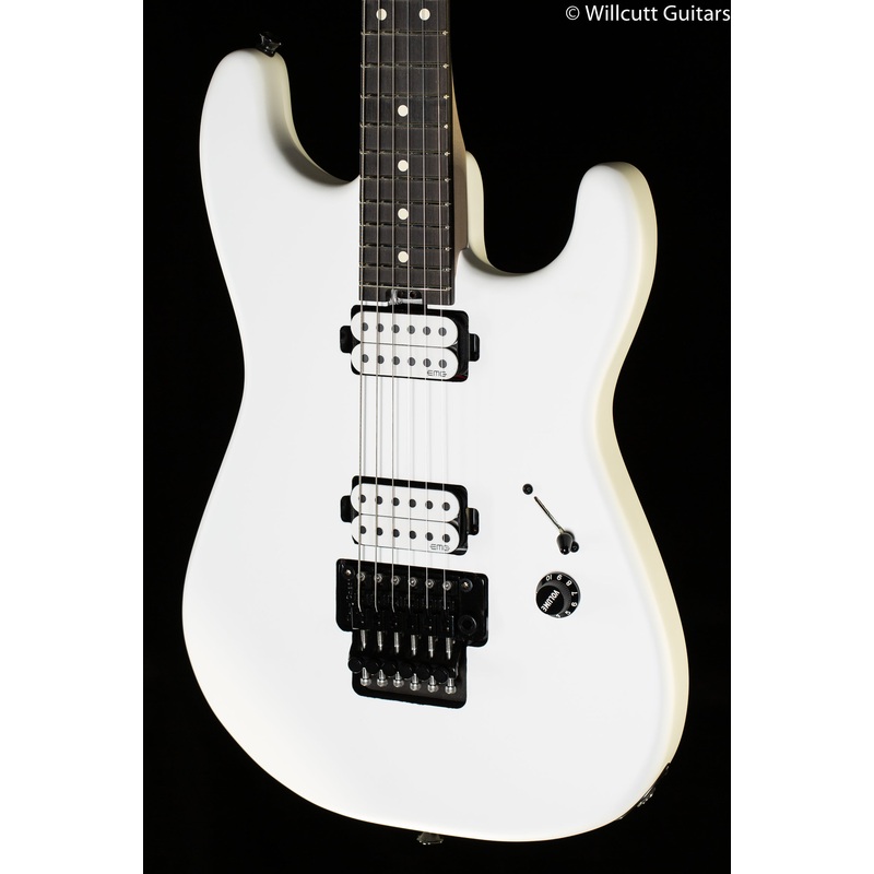 Charvel Jim Root Signature Pro-Mod San Dimas Style 1 HH FR E Ebony Fingerboard Satin White (405) - ULT975560811139