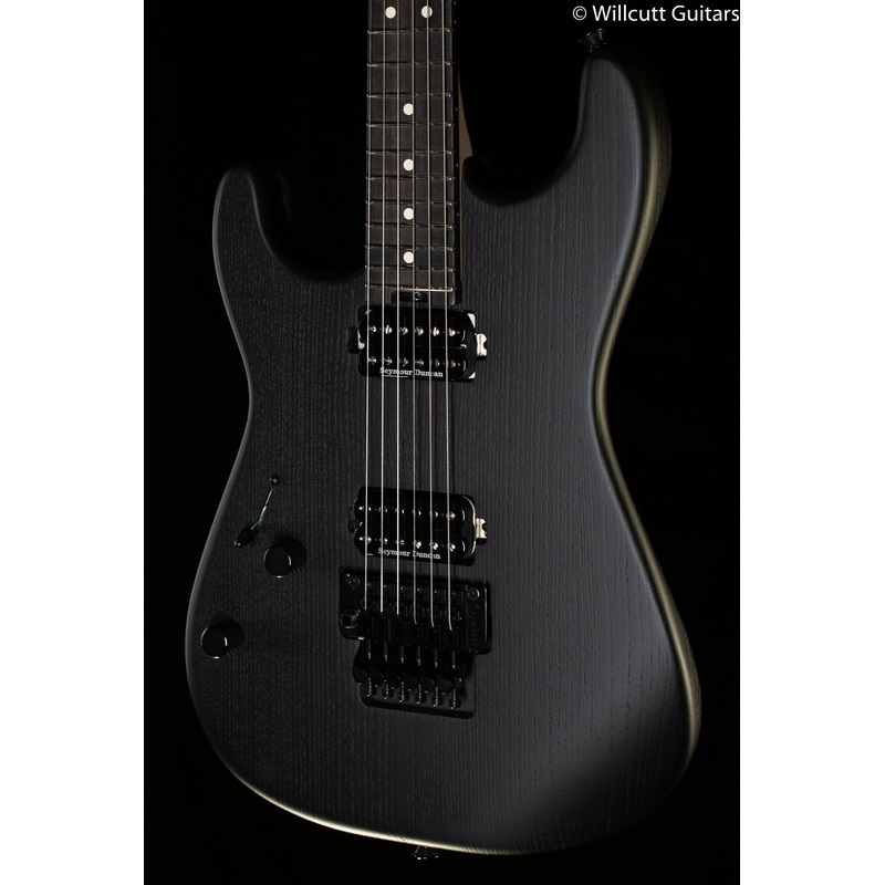 Charvel Pro-Mod San Dimas Style 1 HH FR E Sassafras LH Ebony Fingerboard Satin Black (827) - ULT975560811270