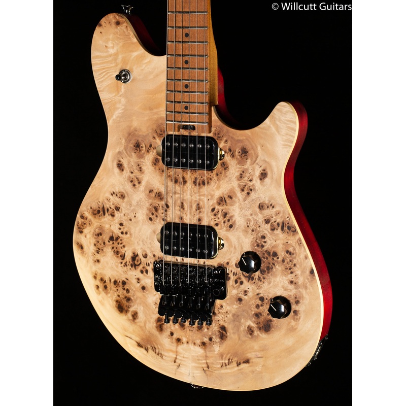 EVH Wolfgang WG Standard Exotic Poplar Burl Baked Maple Fingerboard Natural (020) - ULT975560811198