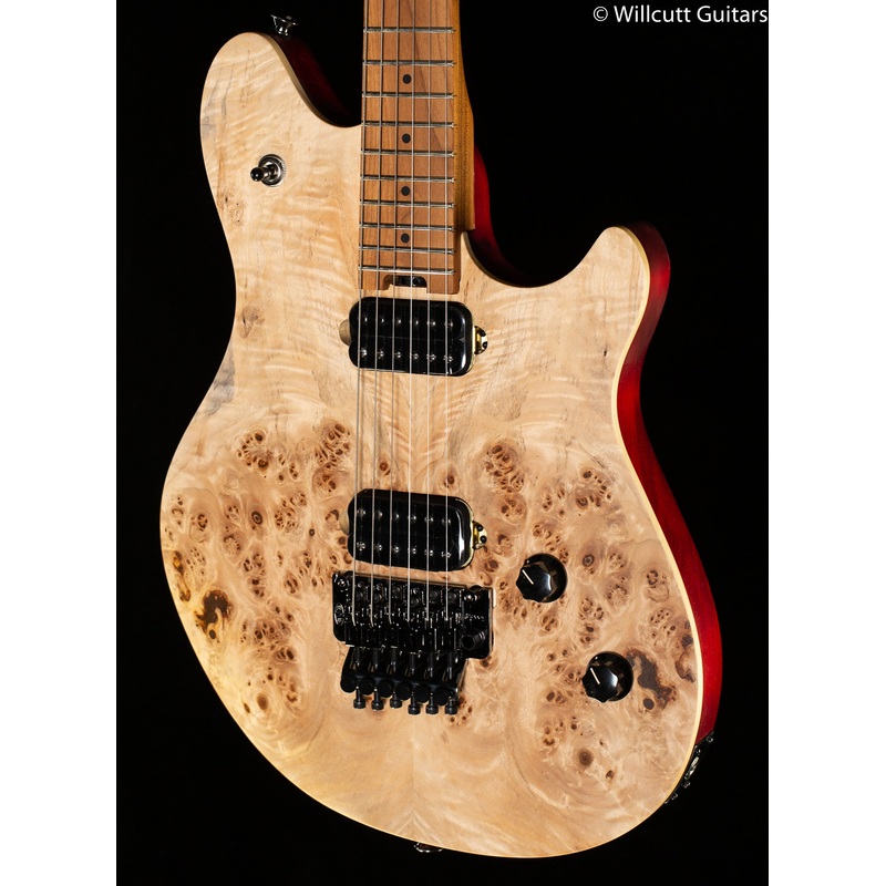 EVH Wolfgang WG Standard Exotic Poplar Burl Baked Maple Fingerboard Natural (660) - ULT975560811197