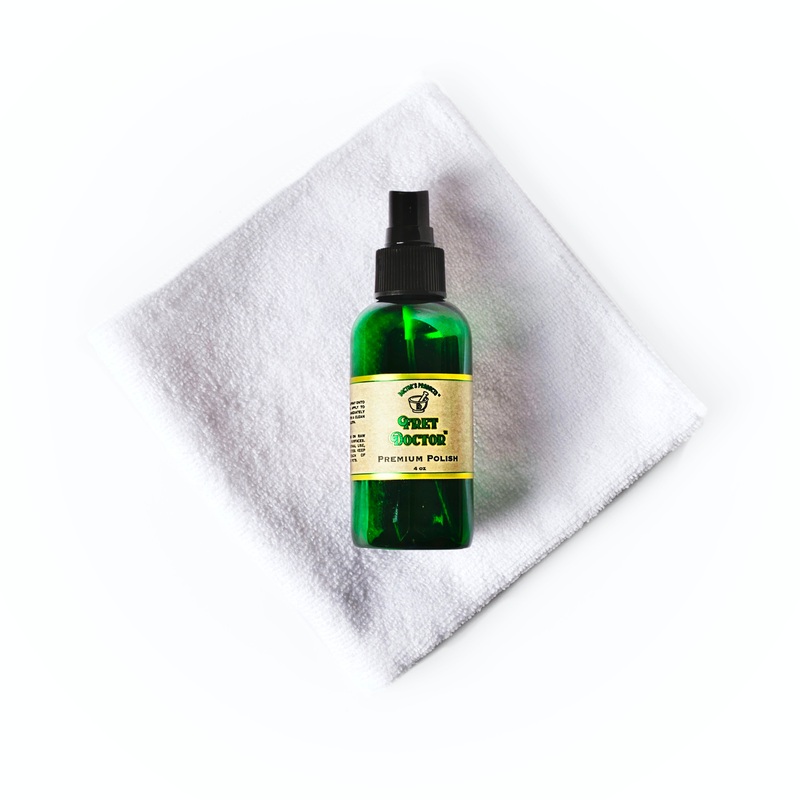 Fret Doctor Premium Polish 4oz with FREE Micro Fiber Polishing Cloth - ULT975560810840