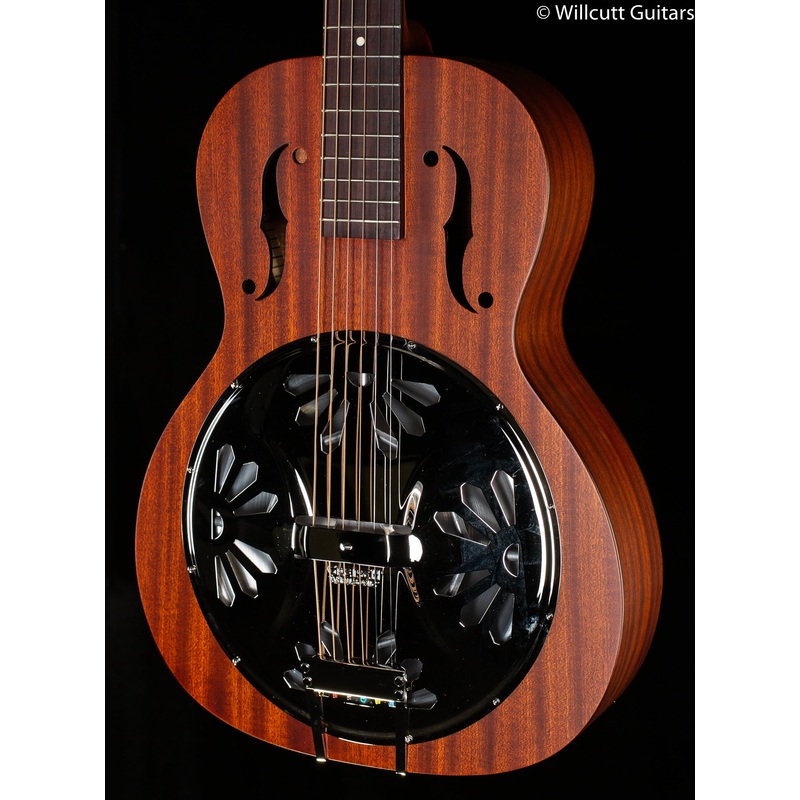 Gretsch G9200 Boxcar Round-Neck, Mahogany Body Resonator Guitar, Natural (467) - ULT975560810989