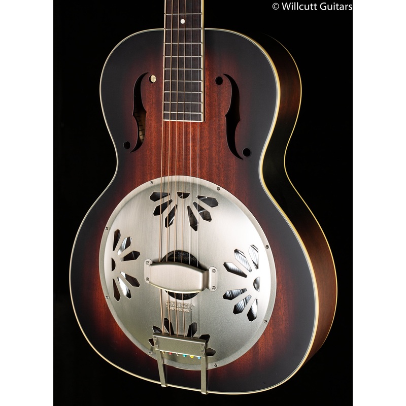 Gretsch G9240 Alligator Round-Neck, Mahogany Body Biscuit Cone Resonator Guitar 2-Color Sunburst (770) - ULT975560810988