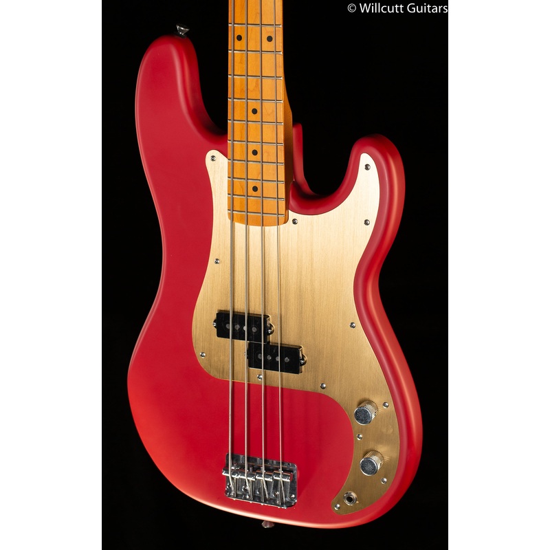 Squier 40th Anniversary Vintage Edition Precision Bass Satin Dakota Red (416) - ULT975560811017