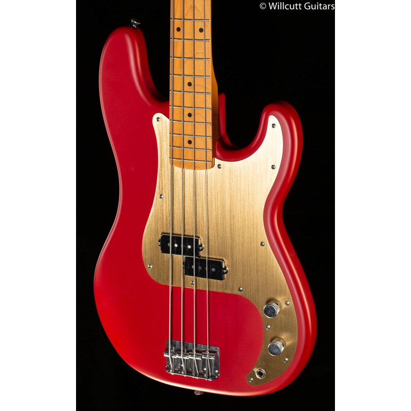 Squier 40th Anniversary Vintage Edition Precision Bass Satin Dakota Red (423) - ULT975560811018