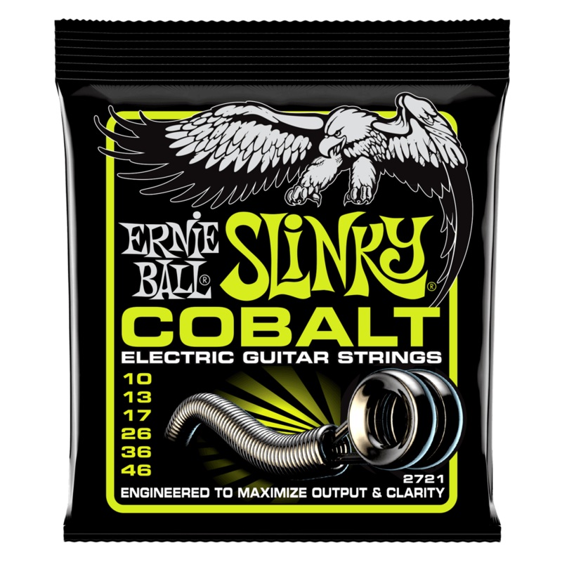 Ernie Ball Regular Slinky Cobalt Electric Guitar Strings - 10-46 Gauge - ULT975560810715