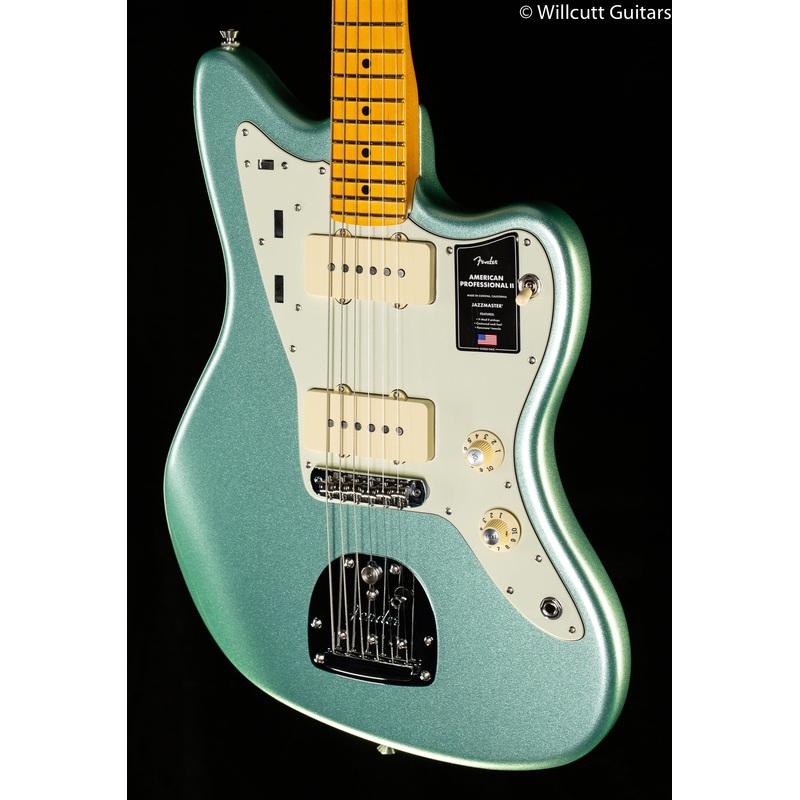 Fender American Professional II Jazzmaster Maple Fingerboard Mystic Surf Green (527) - ULT975560810307