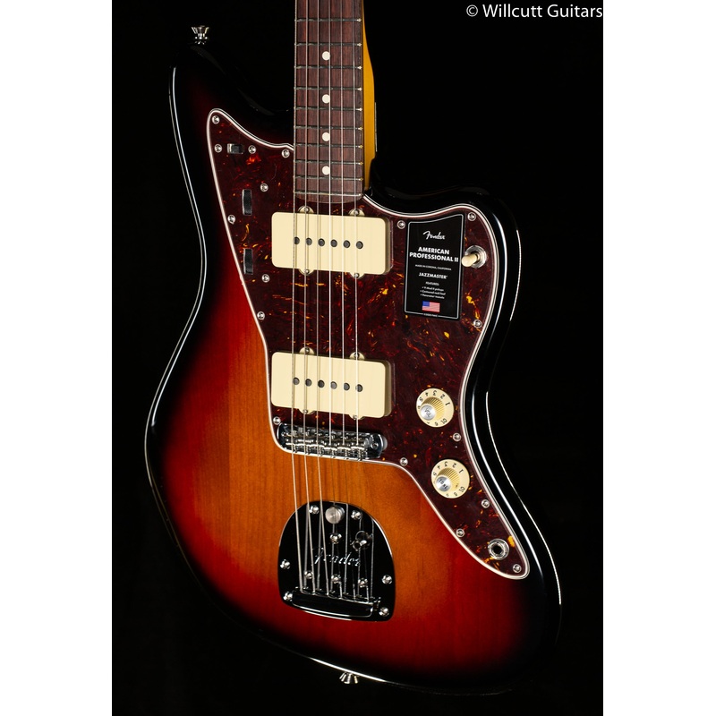 Fender American Professional II Jazzmaster Rosewood Fingerboard 3-Color Sunburst (109) - ULT975560810306