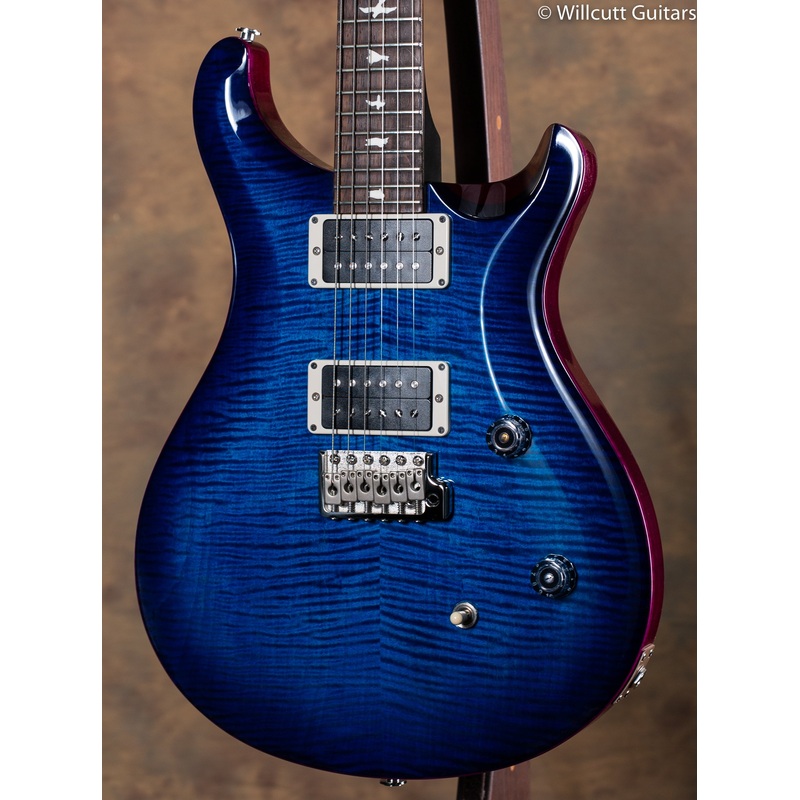PRS CE24 Blue Burst Raspberry Binding - ULT975560810750