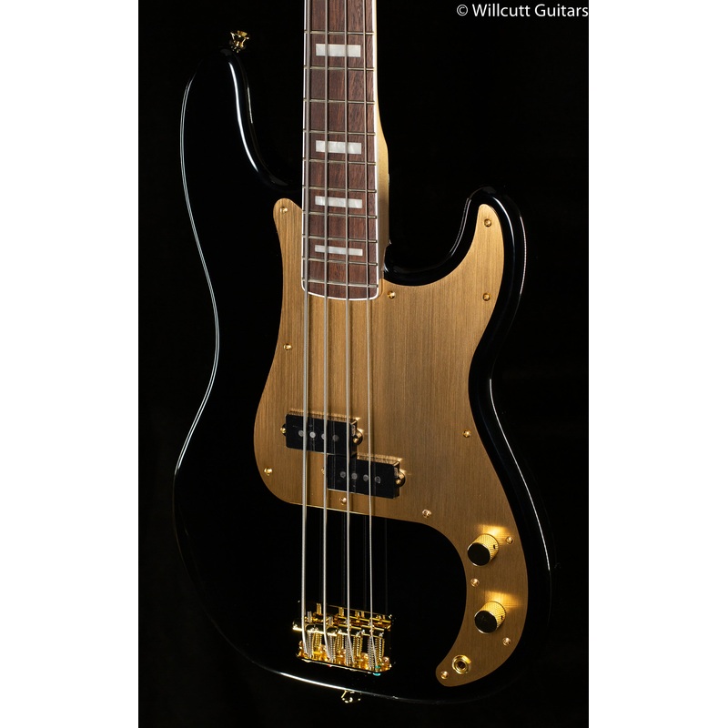 Squier 40th Anniversary Precision Bass Gold Edition Black (721) - ULT975560810759